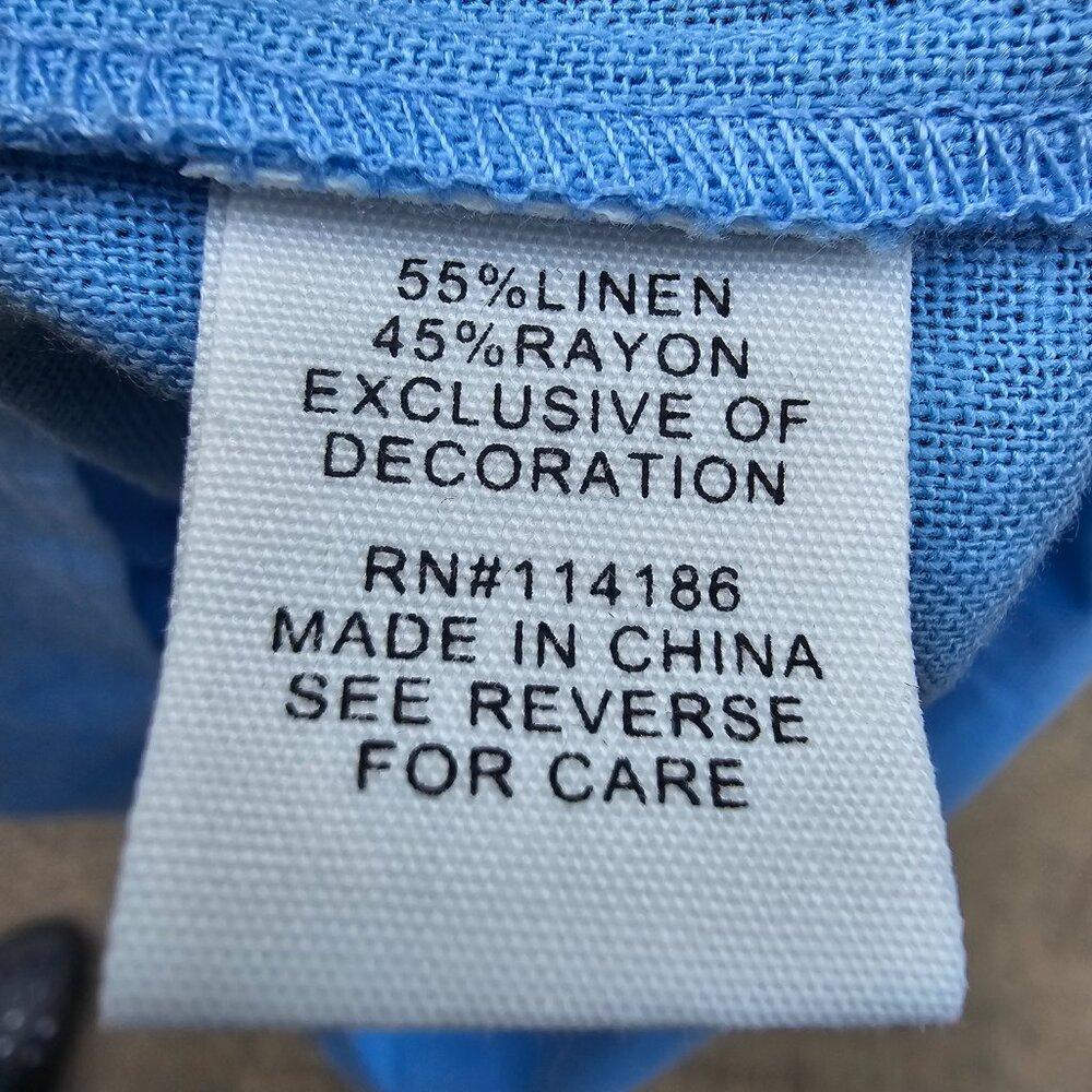 NWT Adyson Parker Blue Midi Dress Sleeveless Size Large - Picture 11 of 12